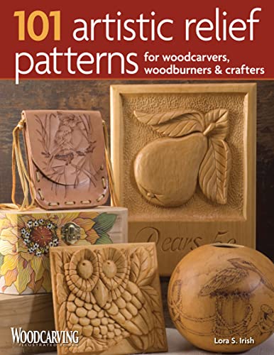 101 Artistic Relief Patterns for Woodcarvers, Woodburners & Crafters (Woodcarving Illustrated Books) von Fox Chapel Publishing